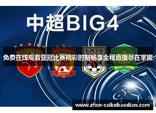 免费在线观看亚冠比赛精彩时刻畅享全程直播尽在掌握
